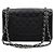 Chanel Borsa classica grande con pattina Nero - vista 4