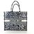 Book Tote Dior Borsa Tote in Toile de Jouy Multicolore