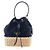 Prada Borsa a secchiello in tela intrecciata Plage a tracolla