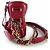 Chanel Borsa hobo Gabrielle con lettering, borsa a spalla, borsa a tracolla Rosso - vista 3