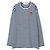 Comme Des Garcons Langarm-T-Shirt mit gestreiftem Design und rotem Herz-Patch AX