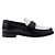 Prada Mocassini in pelle spazzolata bicolore Nero - vista 5
