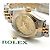 Rolex Reloj Combo para Mujer Datejust en Oro Champán con Diamantes Dorado - vista 22