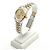 Rolex Reloj Combo para Mujer Datejust en Oro Champán con Diamantes Dorado - vista 4