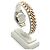 Rolex Relógio Combi Datejust Feminino em Madre-Pérola e Rubi com dez pontos Multicor - vista 5