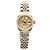 Rolex Orologio da Donna Datejust Combi Quadrante Computer Originale con Dieci Punti di Diamante Multicolore