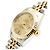 Rolex Reloj Datejust para mujer, combinación oro champán, índice Dorado - vista 10