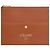 Céline Pochette in agnello liscio color tan Marrone - vista 4