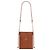 Céline Pochette in agnello liscio color tan Marrone - vista 5