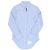 Thom Browne Camicia Donna in Popeline Grosgrain con Strisce Nascoste Blu - vista 3