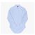 Thom Browne Camicia Donna in Popeline Grosgrain con Strisce Nascoste Blu - vista 5