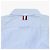 Thom Browne Camicia Donna in Popeline Grosgrain con Strisce Nascoste Blu - vista 8