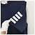 Thom Browne Navy T-Shirt mit diagonalen Streifen und seitlichem Schlitz Blau - Ansicht 18
