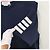 Thom Browne Navy T-Shirt mit diagonalen Streifen und seitlichem Schlitz Blau - Ansicht 6