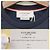 Thom Browne Navy T-Shirt mit diagonalen Streifen und seitlichem Schlitz Blau - Ansicht 9