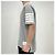 Thom Browne Kurzarm-T-Shirt mit seitlichem Schlitz Hellgrau Braun - Ansicht 15