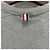 Thom Browne Kurzarm-T-Shirt mit seitlichem Schlitz Hellgrau Braun - Ansicht 8