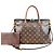 Louis Vuitton Borsa Tote Pallas Noir in Tela Monogramma Marrone