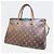 Louis Vuitton Borsa Tote Pallas Noir in Tela Monogramma Marrone - vista 3