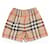 Burberry Pantalones cortos de algodón Check Naranja  - vista 4