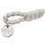 Bottega Veneta Bracciale Napa Intrecciato Bianco