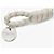 Bottega Veneta Bracciale Napa Intrecciato Bianco - vista 4
