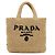 Prada Kleine Häkel-Tote Braun