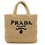 Prada Kleine Häkel-Tote Braun - Ansicht 3