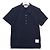 Thom Browne Relaxed Fit Polo T-Shirt Marineblau