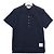 Thom Browne Relaxed Fit Polo T-Shirt Marineblau - Ansicht 10