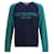 Valentino Jacquard-Muster Wollbaumwollpullover Schwarz  - Ansicht 1