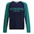 Valentino Jacquard-Muster Wollbaumwollpullover Schwarz  - Ansicht 4