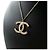 Chanel Collana Pendente CC in Cristallo Nero - vista 3