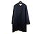 Burberry Gabardine Car-Mantel mit Besticktem Logo Schwarz