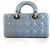 Borsa Lady Dior Joy Tote Blu - vista 4