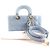 Borsa Lady Dior Joy Tote Blu - vista 7