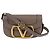 Valentino Borsa a tracolla Superbee con logo Marrone