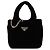 Prada Mini bolsa de veludo acolchoada Preto