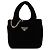 Prada Mini bolsa de veludo acolchoada Preto - vista 3