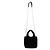 Prada Mini bolsa de veludo acolchoada Preto - vista 5