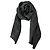Gucci Sciarpa bicolore in lana e seta jacquard GG carbone Marrone - vista 2