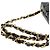 Chanel Borsa a spalla in vernice nera con trapuntatura e catena Nero - vista 7