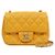 Chanel Piccola Borsa a Spalla Gialla con Catena Giallo