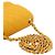 Chanel Piccola Borsa a Spalla Gialla con Catena Giallo - vista 10