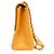 Chanel Borsa a tracolla in caviar giallo trapuntato con catena - vista 2