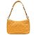 Chanel Borsa a spalla Big CC in caviar giallo trapuntato