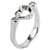 Tiffany & Co Open Heart Silver Diamond Size Silvery  - view 1