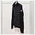 Moncler Gestrickte Padded Jacke Cardigan Schwarz - Ansicht 2