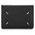 Maison Martin Margiela Tarjetero tríptico negro