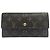 Louis Vuitton Langer Geldbeutel aus Monogramm-Canvas in Braun
